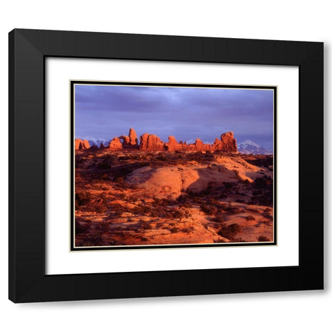 USA, Utah Arches NP Arches at sunset Black Modern Wood Framed Art Print with Double Matting by Talbot Frank, Christopher