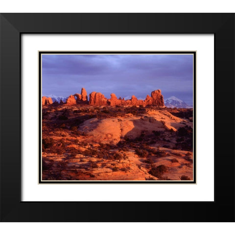 USA, Utah Arches NP Arches at sunset Black Modern Wood Framed Art Print with Double Matting by Talbot Frank, Christopher