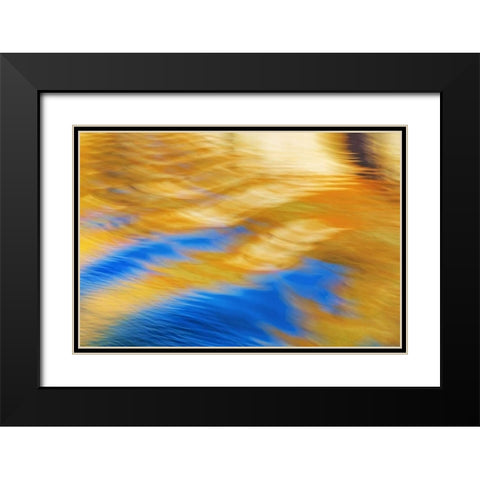 Utah, Glen Canyon Reflection in Lake Powell Black Modern Wood Framed Art Print with Double Matting by Paulson, Don