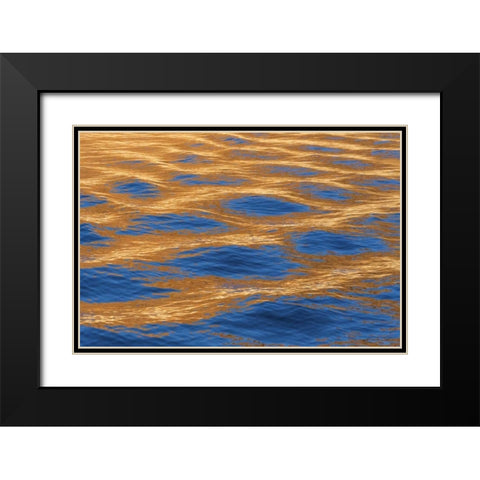 Utah, Glen Canyon Reflection in Lake Powell Black Modern Wood Framed Art Print with Double Matting by Paulson, Don