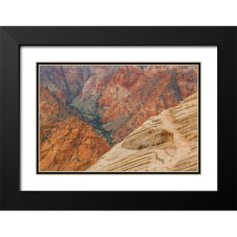 Utah Landscape in Dixie National Forest Black Modern Wood Framed Art Print with Double Matting by Paulson, Don
