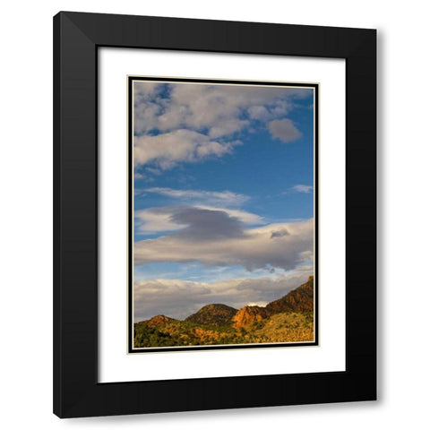 USA, Utah, Zion NP Late light on Kolob Canyon Black Modern Wood Framed Art Print with Double Matting by Rotenberg, Nancy
