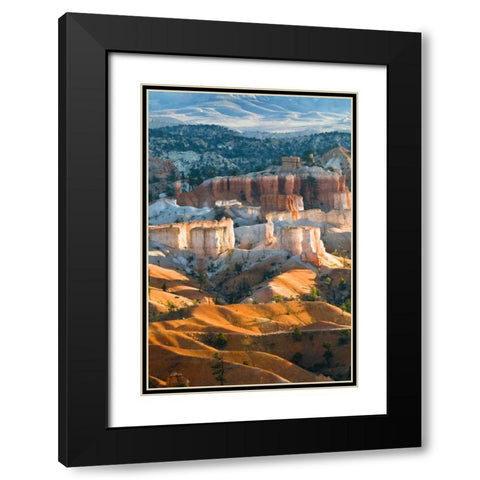 USA, Utah Hoodoo formations in Bryce Canyon NP Black Modern Wood Framed Art Print with Double Matting by Rotenberg, Nancy