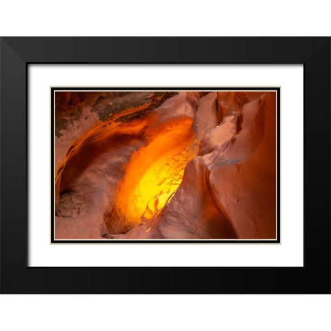 USA- Utah- Grand Staircase Escalante National Monument. Bighorn Canyon trail. Black Modern Wood Framed Art Print with Double Matting by Jaynes Gallery