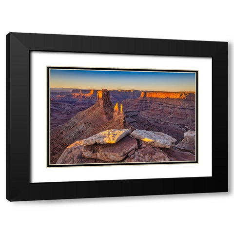 Dead Horse Point-Canyonlands National Park-Utah Black Modern Wood Framed Art Print with Double Matting by Ford, John