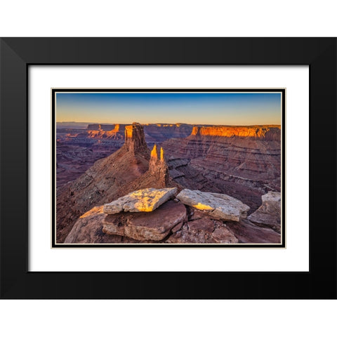 Dead Horse Point-Canyonlands National Park-Utah Black Modern Wood Framed Art Print with Double Matting by Ford, John