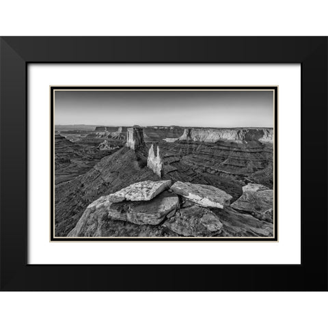 Dead Horse Point-Canyonlands National Park-Utah Black Modern Wood Framed Art Print with Double Matting by Ford, John