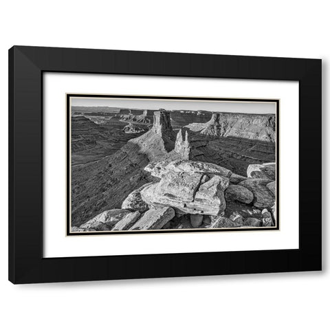 Dead Horse Point-Canyonlands National Park-Utah Black Modern Wood Framed Art Print with Double Matting by Ford, John