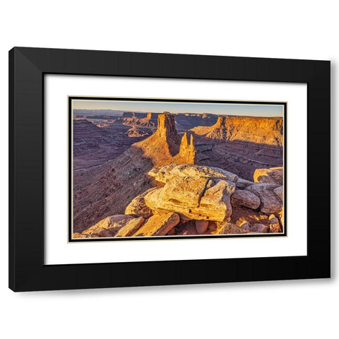 Dead Horse Point-Canyonlands National Park-Utah Black Modern Wood Framed Art Print with Double Matting by Ford, John