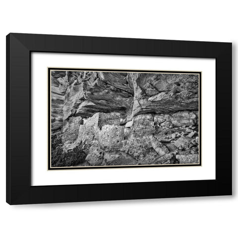 Little Westwater Ruin-Canyonlands National Park-Utah Black Modern Wood Framed Art Print with Double Matting by Ford, John