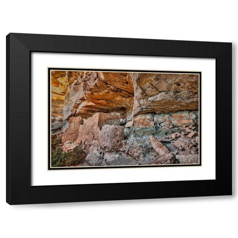 Little Westwater Ruin-Canyonlands National Park-Utah Black Modern Wood Framed Art Print with Double Matting by Ford, John