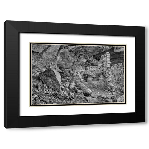 Little Westwater Ruin-Canyonlands National Park-Utah Black Modern Wood Framed Art Print with Double Matting by Ford, John