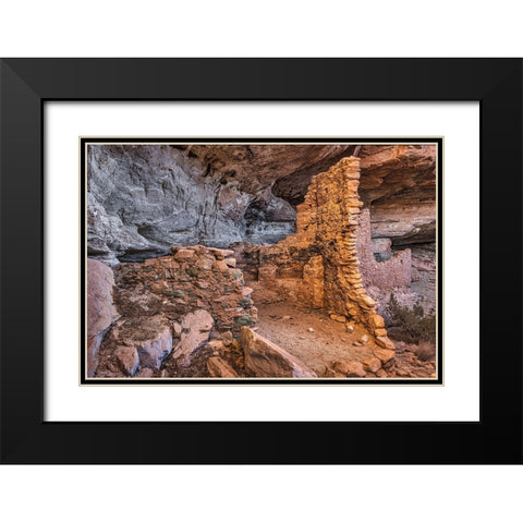Little Westwater Ruin-Canyonlands National Park-Utah Black Modern Wood Framed Art Print with Double Matting by Ford, John