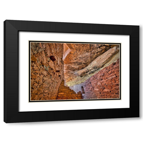 Little Westwater Ruin-Canyonlands National Park-Utah Black Modern Wood Framed Art Print with Double Matting by Ford, John
