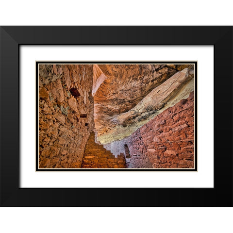 Little Westwater Ruin-Canyonlands National Park-Utah Black Modern Wood Framed Art Print with Double Matting by Ford, John