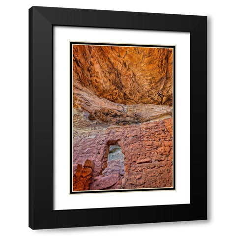 Little Westwater Ruin-Canyonlands National Park-Utah Black Modern Wood Framed Art Print with Double Matting by Ford, John