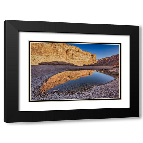 Pool-Colorado River-Moab-Utah Black Modern Wood Framed Art Print with Double Matting by Ford, John