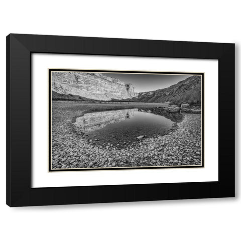 Pool-Colorado River-Moab-Utah Black Modern Wood Framed Art Print with Double Matting by Ford, John