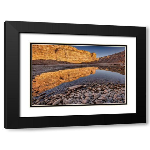 Pool-Colorado River-Moab-Utah Black Modern Wood Framed Art Print with Double Matting by Ford, John