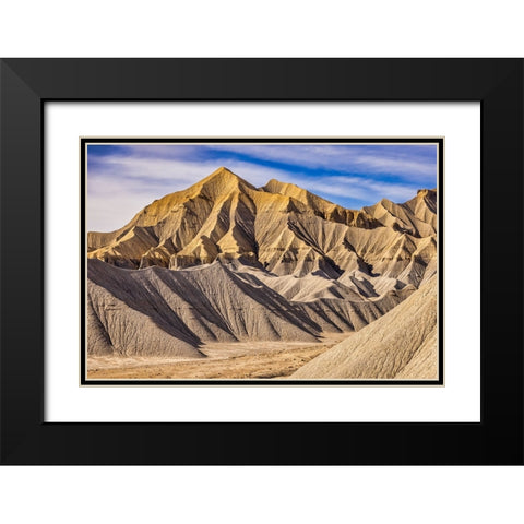 Bentonite Hills-Capitol Reef-Utah Black Modern Wood Framed Art Print with Double Matting by Ford, John