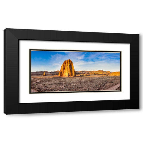Temple of the Sun-Capitol Reef-Utah Black Modern Wood Framed Art Print with Double Matting by Ford, John