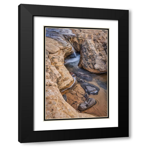 Whirlpools-Escalante-Utah Black Modern Wood Framed Art Print with Double Matting by Ford, John