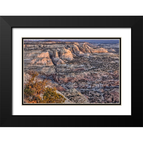 Slickrock-Escalante-Utah Black Modern Wood Framed Art Print with Double Matting by Ford, John