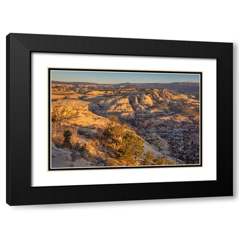 Slickrock-Escalante-Utah Black Modern Wood Framed Art Print with Double Matting by Ford, John