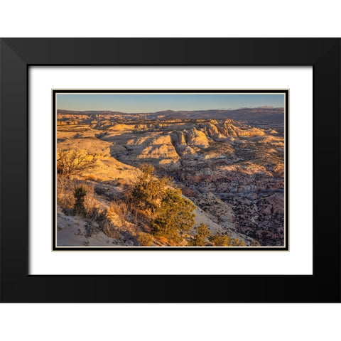 Slickrock-Escalante-Utah Black Modern Wood Framed Art Print with Double Matting by Ford, John