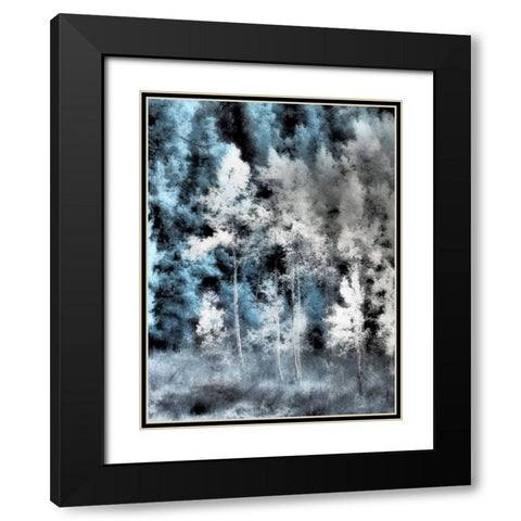 USA-Utah-Aspen Grove in infrared of the Logan Pass area Black Modern Wood Framed Art Print with Double Matting by Eggers, Terry