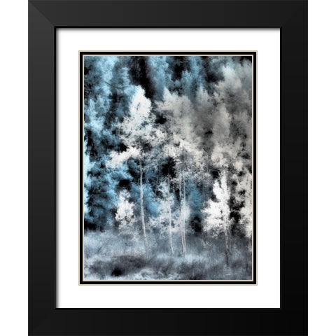 USA-Utah-Aspen Grove in infrared of the Logan Pass area Black Modern Wood Framed Art Print with Double Matting by Eggers, Terry