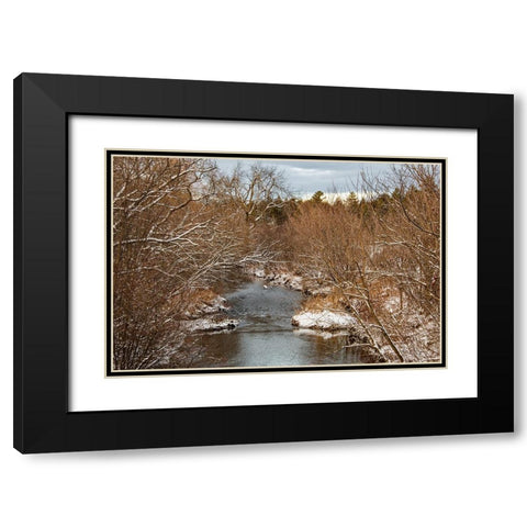 USA-Vermont-Morrisville Black Modern Wood Framed Art Print with Double Matting by Jones, Allison