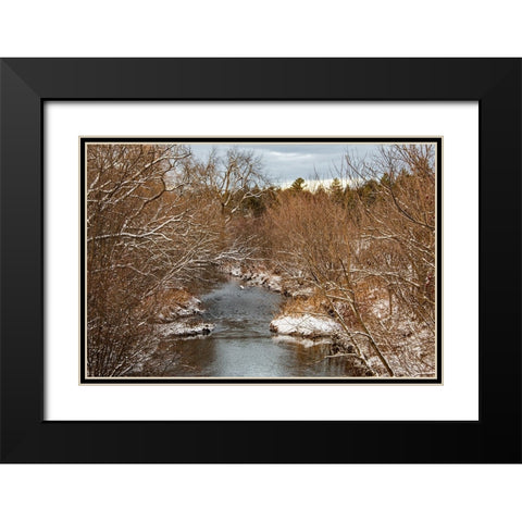 USA-Vermont-Morrisville Black Modern Wood Framed Art Print with Double Matting by Jones, Allison