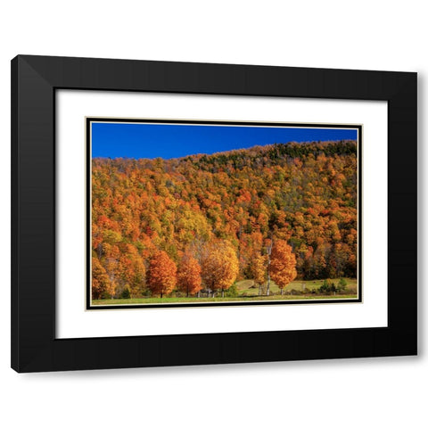 USA-New England-Vermont Black Modern Wood Framed Art Print with Double Matting by Gulin, Sylvia