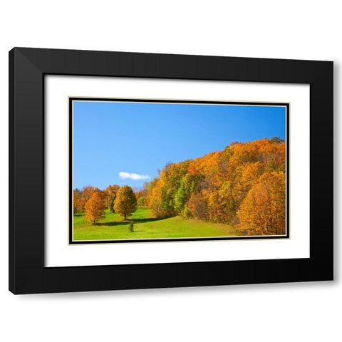 USA-New England-Vermont Black Modern Wood Framed Art Print with Double Matting by Gulin, Sylvia