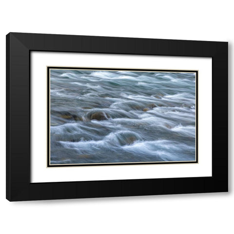 USA-Washington State-Olympic National Park Elwha River rapids scenic Black Modern Wood Framed Art Print with Double Matting by Jaynes Gallery
