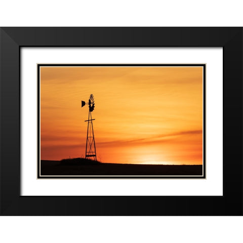 USA- Washington State- Whitman County- Palouse Black Modern Wood Framed Art Print with Double Matting by Wilson, Emily M.