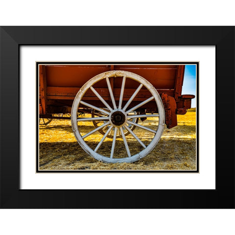 USA- Washington State- Whitman County- Palouse. Black Modern Wood Framed Art Print with Double Matting by Wilson, Emily M.