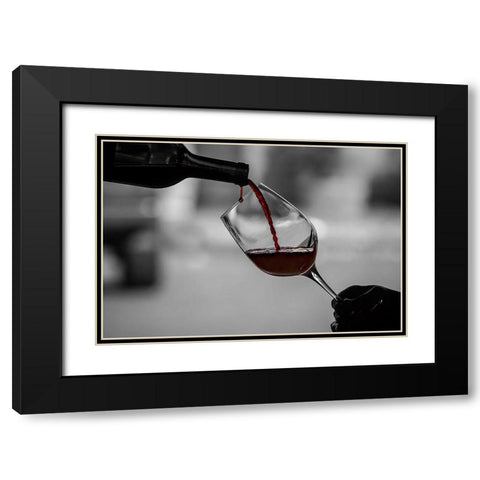 Washington State-Woodinville Barrage Cellars Black Modern Wood Framed Art Print with Double Matting by Duval, Richard