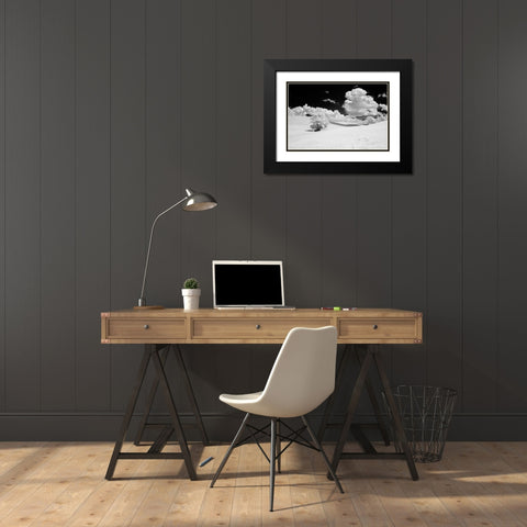 USA-Washington State-Lone tree in field of wheat Black Modern Wood Framed Art Print with Double Matting by Eggers, Terry