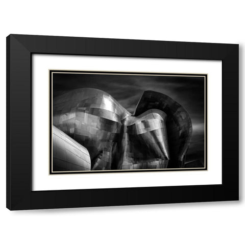 Museum Of Pop Culture-Seattle Black Modern Wood Framed Art Print with Double Matting by E. Karcz, Gary