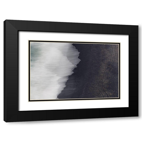 Signs Black Modern Wood Framed Art Print with Double Matting by Serra, Damiano