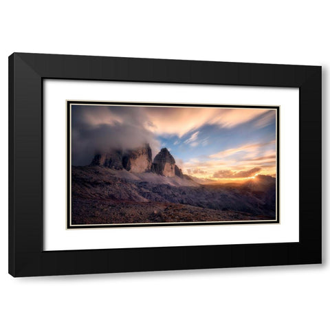 The Final Moment Black Modern Wood Framed Art Print with Double Matting by Gastager, Daniel