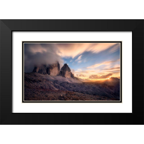 The Final Moment Black Modern Wood Framed Art Print with Double Matting by Gastager, Daniel