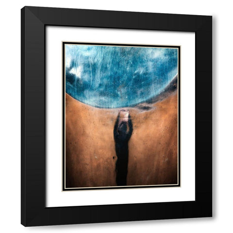 The Offering. Black Modern Wood Framed Art Print with Double Matting by Verschelden, Harry