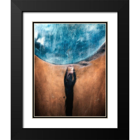 The Offering. Black Modern Wood Framed Art Print with Double Matting by Verschelden, Harry