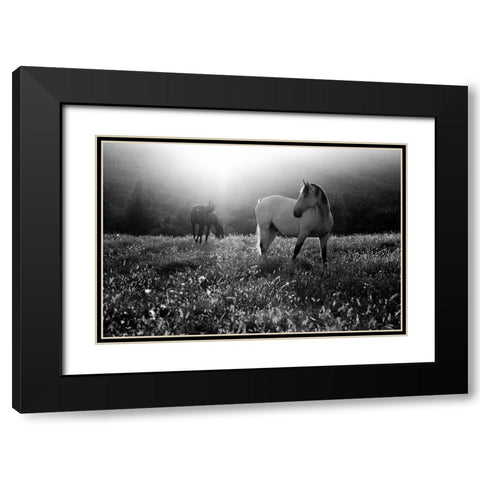 Come Home Black Modern Wood Framed Art Print with Double Matting by Svoboda Mqep, Peter