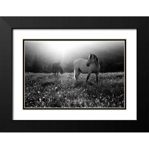 Come Home Black Modern Wood Framed Art Print with Double Matting by Svoboda Mqep, Peter