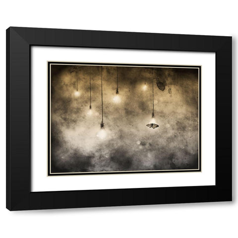 Attraction Black Modern Wood Framed Art Print with Double Matting by Hummel, Jeffrey