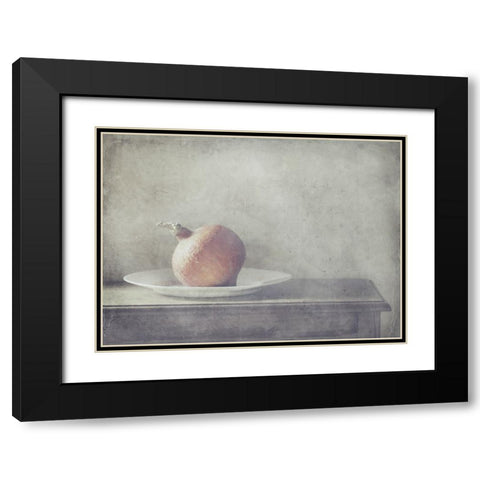 Alone Black Modern Wood Framed Art Print with Double Matting by Devos, Delphine